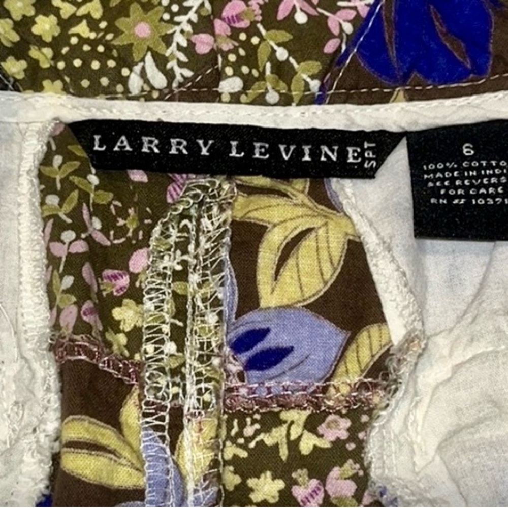 Larry Levine Multi-Color Patchwork Mini Skirt - image 3